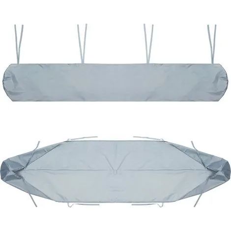 Sac de rangement pour store banne de 5 m (gris), sac de rangement noir pour store banne de terrasse, idéal pour le jardin et la cour. (1/3)