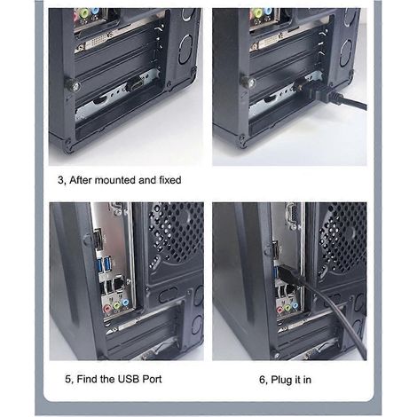Desktop-Computer-Switch Internetcafé USB 3.0 Externer Netzschalter (B) (1/5)