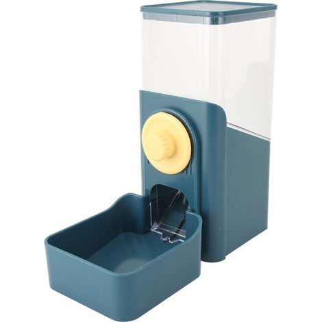Automatischer Schwerkraft-Futterautomat für Haustiere, großer Fassungsvermögen, auslaufsicher, für Katzen und Hunde, Dunkelblau (1/5)