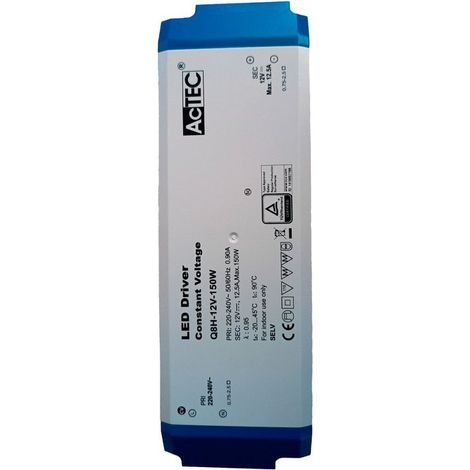 Alimentatore Trasformatore CV 150W 12V 12,6A Tensione Costante 210X67X34mm