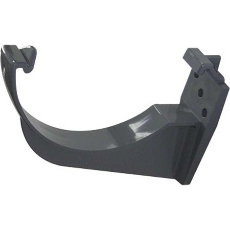 RK1G FloPlast Fascia Bracket Grey 112mm Half Round Gutter (1/2)