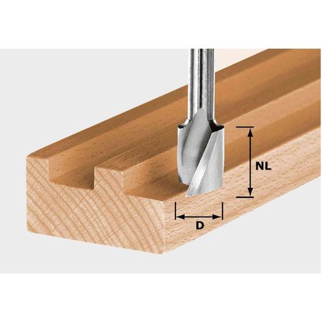 Festool – Spiralnutfräser HS Spi S8 D10/30 für Hartholz – Sauberer Schnitt ohne Splitter – 490946 (1/4)