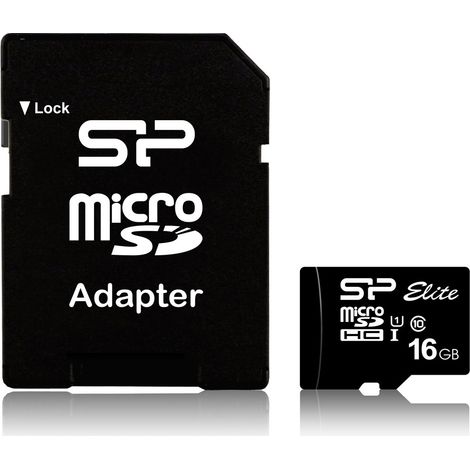 Silicon Power Elite 16 Go MicroSDHC UHS-I Classe 10 (1/4)