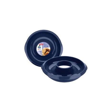 Ibili Silikon-Savarin-Form Blau 24 cm