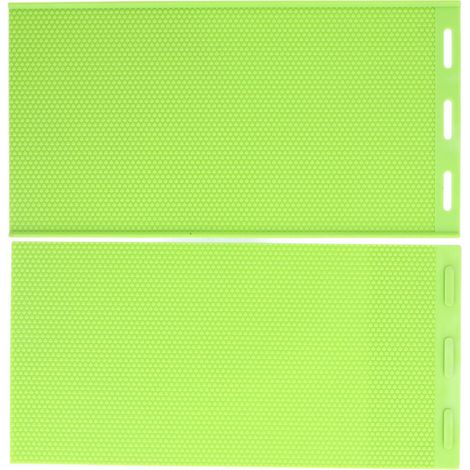 2 Stück 5,4 mm Silikon-Bienenwachsplattenform, Bienenwachs-Mittelwandpressform, Imkerausrüstung