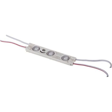 LED MODULO 3SMD DIODI SMD2835 BIANCO IP67 6000K - Luce FREDDA (1/5)