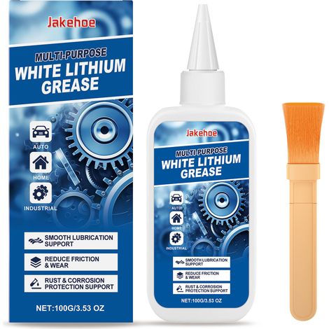 Graisse multifonctionnelle blanche au lithium Jakeho pour l'entretien des métaux et des automobiles, lubrifiant et nettoyant antirouille multifonctionnel (1/5)