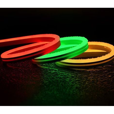 Bande LED flexible en silicone à émission latérale 20 x 20 mm, 12 V, 60 LED 2811