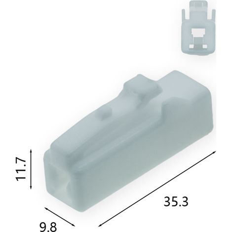 7283-1010 DJ7016Y-2.2-21 MG651194 Drahtverbinder-Buchsenstecker-Schutzhülle (1/4)