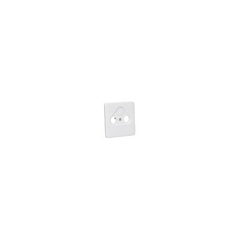 Jung Tapa para tomas universales de satélite/cable, 1 vía, termoplástico, serie CD, blanco alpino CD 561 SAT WW