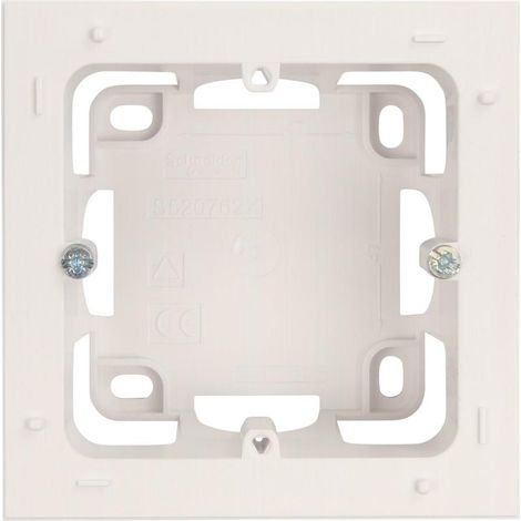 Schneider Electric ODACE STYL caja montaje en superficie blanca 85mm