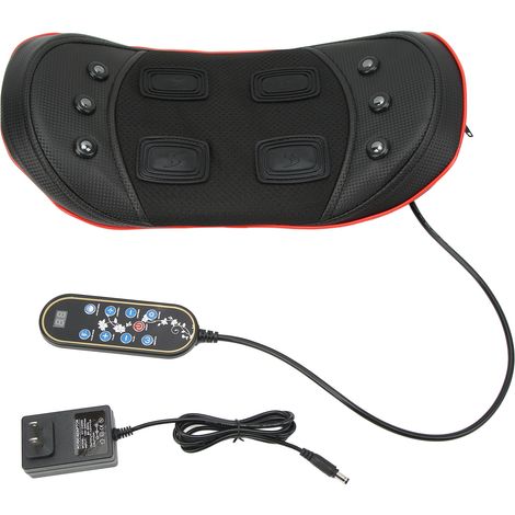 Ceinture de massage électrique gonflable avec chaleur et vibrations réglables, appareil de traction lombaire silencieux, prise US 100-240V (1/5)