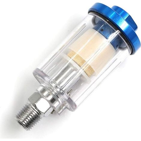 Filtre à air comprimé Mini, filtre à poussière séparateur d'huile à eau pour particules Mini pour pistolets et outils pneumatiques, (1/5)