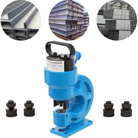CH-60 Outil de perforation hydraulique, machine à perforer, jeux d'outils de perforation hydrauliques, bleu