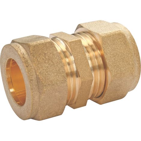 Manchon laiton égal bague laiton à compression - Tube cuivre Ø18 (1/2)