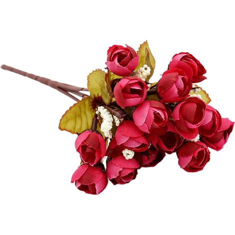 pour fleur Artificielle Blanche 22cm Tige Flexible Bricolage(J) Tige flexible 22cm, pour facile à couper, parfait bricolage, création bouquet, artisanat floral (1/5)