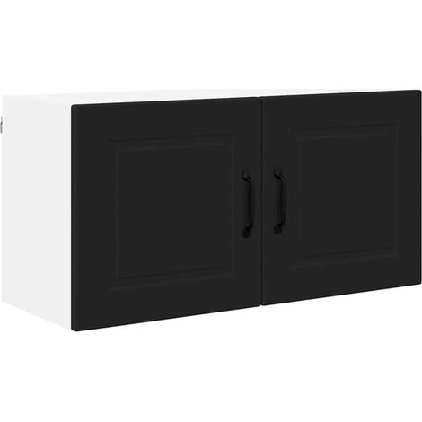 Meuble mural de cuisine,Armoire de cuisine Noir 80 x 31 x 40 cm Bois d'ingénierie CFW13064 (1/5)
