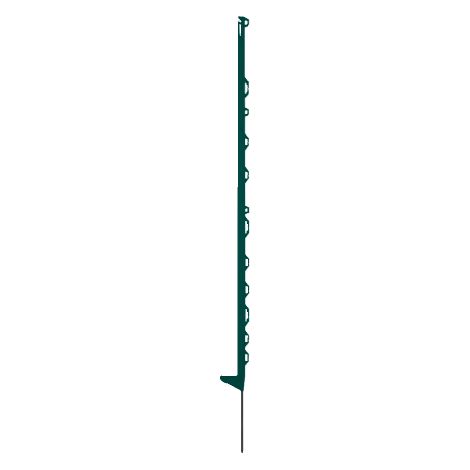 Horizont – Lot de 10 piquets verts 145 cm en polypropylène – Traitement anti-UV – Pointe en acier galvanisé – Pour terrains accidentés