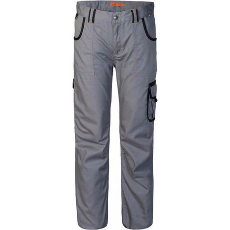 PANTALONE MULTITASCHE FANGIO GRIGIO/NERO TG.S