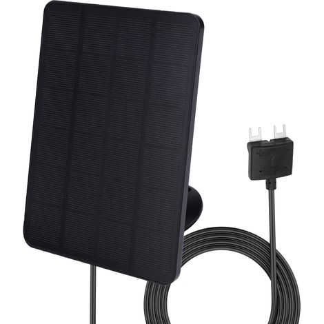 Panneau solaire 6W pour Ring 3 Plus 4, régulateur tension intégré IP65, support réglable 360° (1/5)