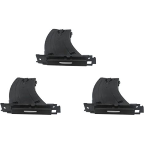 Aplicable a 3 conjuntos de soporte del cristal del panel de instrumentos del lado del conductor derecho para modelos Mercedes-Benz E90 de 2005 a 2012 (N.º de pieza: 51459173464, aplicable a modelos co