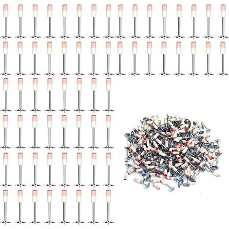 [NEVER USED]  200 Pieces Manual Concrete Nail Gun, 7.3 mm Mini Nail Gun, Concrete Nailer, Steel Round Nails, The Perfect Tool for Manual Nail Gun, for All Your Fastening Projects