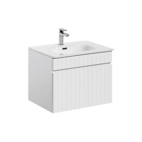 Ensemble meuble vasque encastrée - 60 cm - Emblematic White - Livraison gratuite
