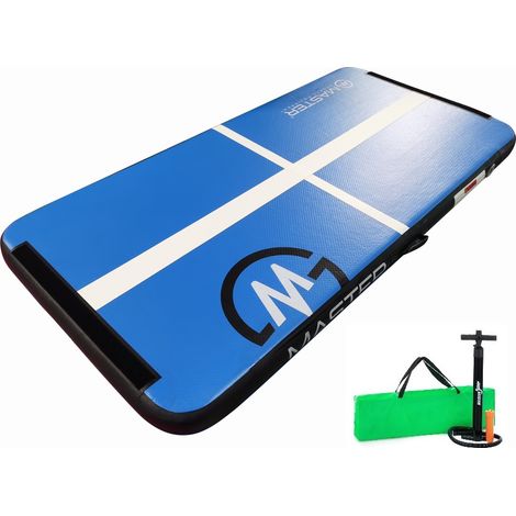 Pista acrobática Airtrack Master 200 x 100 x 10 cm - azul-negro (1/2)