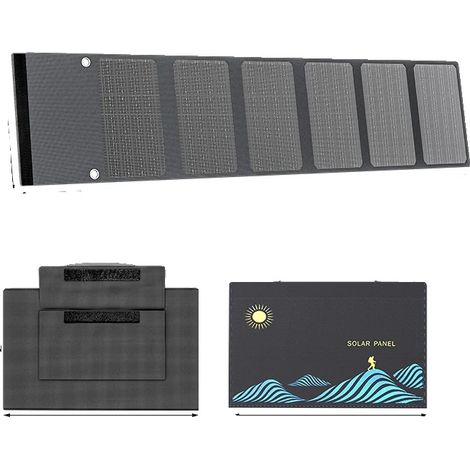 Caricabatterie solare, design pieghevole in 6 posizioni, alta efficienza, 6Z (1/2)