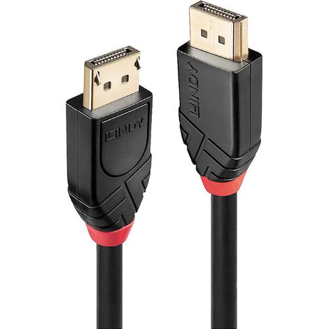 Câble de raccordement LINDY Fiche mâle DisplayPort, Fiche mâle DisplayPort 20.00 m noir 41081 Câble DisplayPort S210412 (1/4)