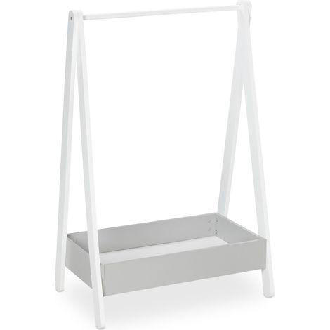 Armario infantil diseño elegante habitación 100 x 50 x 40 cm de madera blanca 130012051 (1/4)