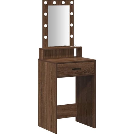 Maison Exclusive - Mesa Tocador Marrón 50 x 41 x 140 cm Madera de