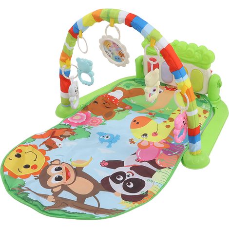 Tapis d'éveil musical amovible et doux pour la peau, idéal pour les tout-petits qui commencent à ramper. (1/5)