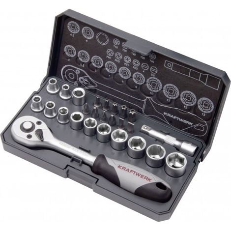 KRAFTWERK Set di bussole 1/4 della linea Basic - 26 pezzi - 204.100.000