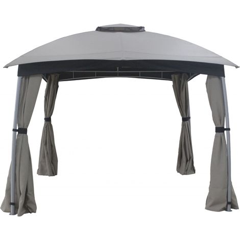Primaster Pavillon Forli 295 x 295cm Gartenzelt Gartenpavillon Faltpavillon
