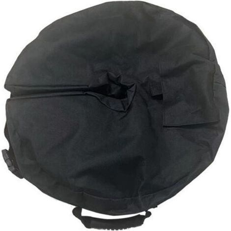 Sandsack für Sonnenschirme, 46 cm Durchmesser, abnehmbarer Sandfuß, wetterfest, passend für freitragende Sonnenschirme, Schirmständer oder Fahnenmasten (1/5)