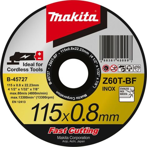 Makita Trennscheibe Inox 115 x 0,8mm - B-45727