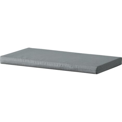 Coussin pour banc "Gustavo" - Gris - L 60 x H 7 x P 32 cm - Livraison gratuite