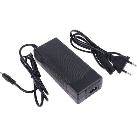 Chargeur 36 V 2 A / Chargeur de batterie 42 V 2 A / Chargeur de batterie lithium-ion DC5525 (entrée 100-240 V) pour vélo électrique 36 V à deux roues (1/5)