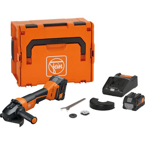 Fein smerigliatrice angolare a batteria Ø 125 mm CCG 18-125-12 PD AS Set ProCore / 2x 8,0 Ah ProCORE + caricabatterie in valigetta - 71221862000 (1/5)
