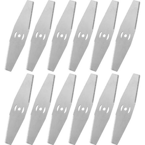 Coupe Bordure Lame De Rechange 12 Pièces Lames Tondeuse Debroussailleuse Électrique Sans Fil Jardin Accessoire Cuneary (1/5)