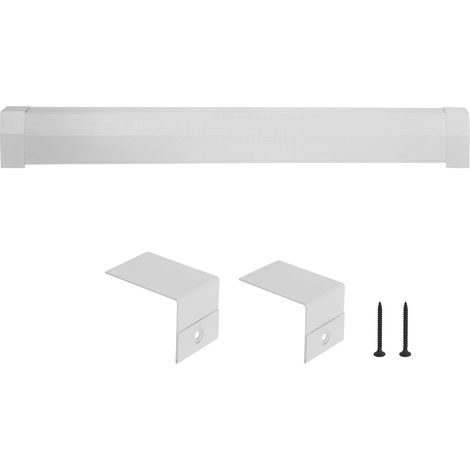 Mophorn Heizungsabdeckung aus Stahl, 1527 x 81 x 193 mm, Frontabdeckung für elektrische Heizkörper, langlebige Ersatzabdeckung für Schlafzimmer, weiß