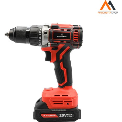 TRAPANO A BATTERIA 'D020' 20 V - 2,0 Ah