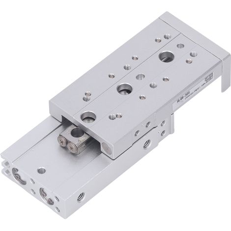 Doppeltwirkender Doppelkolben-Pneumatikzylinder aus Aluminium und Edelstahl, M5x0,8, 40 mm Hub, Modell 40S, für die industrielle Automatisierung (1/5)