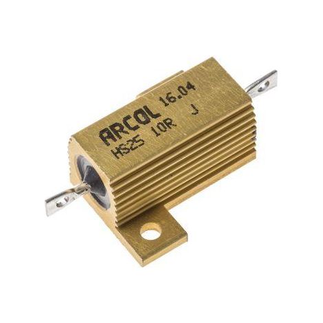 Résistance électrique 10r 25w 5% Métallique Arcol Hs25-10rj 10r25w/arcol
