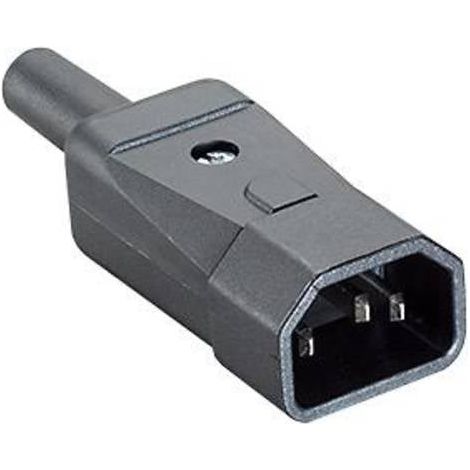 BACHMANN KALTGERÄTEPRISE MÂLE AVEC SCHUTZKTYP C14,10A - · POUR LEITUNGEN JUSQUE 3G 1,00 MM², THERMOPLAST-AUSFÜHRUNG AVEC SCHUTZK (1/3)