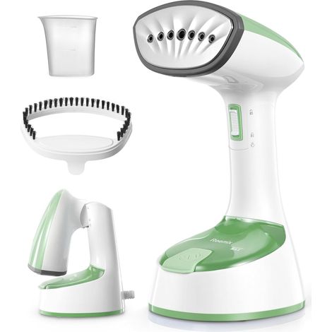 1 Défroisseur vapeur, pliable, 1200 W, chauffage 25s, 20 g/min, cordon 2,4 m, maison bureau voyage