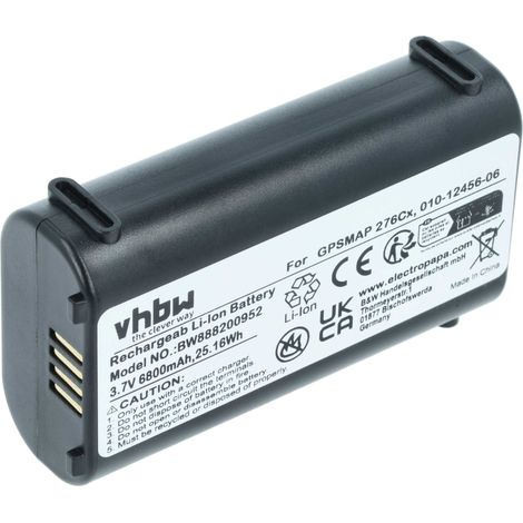 vhbw 1x batteria sostituisce Garmin 010-12456-06, 361-00092-00 per GPS tracker, localizzatore (6800mAh, 3,7V, Li-Ion)