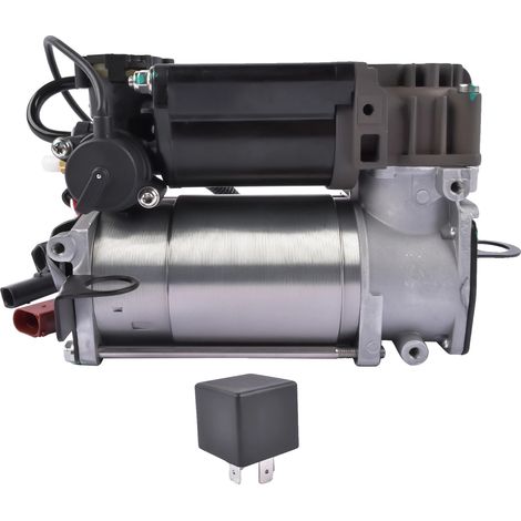Compresor de suspensión neumática para Audi A8 (2002-2010), compatible con motores V6 y V8, múltiples números de pieza OEM, mejora la calidad de la conducción, dimensiones de montaje estándar. (1/5)