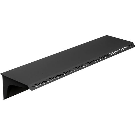 Tablette déflecteur radiateur VOJE Vintage 70 cm noir sablé anti-noircissement (1/5)